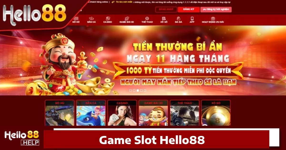 Game Slot Hello88 4 Khuyến mãi hấp dẫn khi chơi Game Slot Hello88